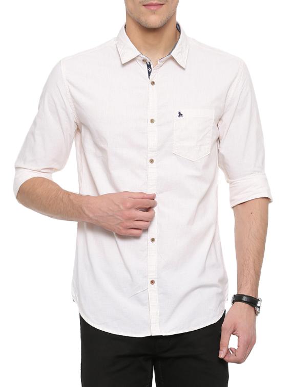 white cotton casual shirt - 14655655 - Zoom Image - 1