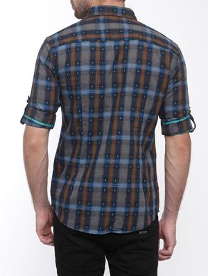 multi colored cotton casual shirt - 14655677 - Standard Image - 3