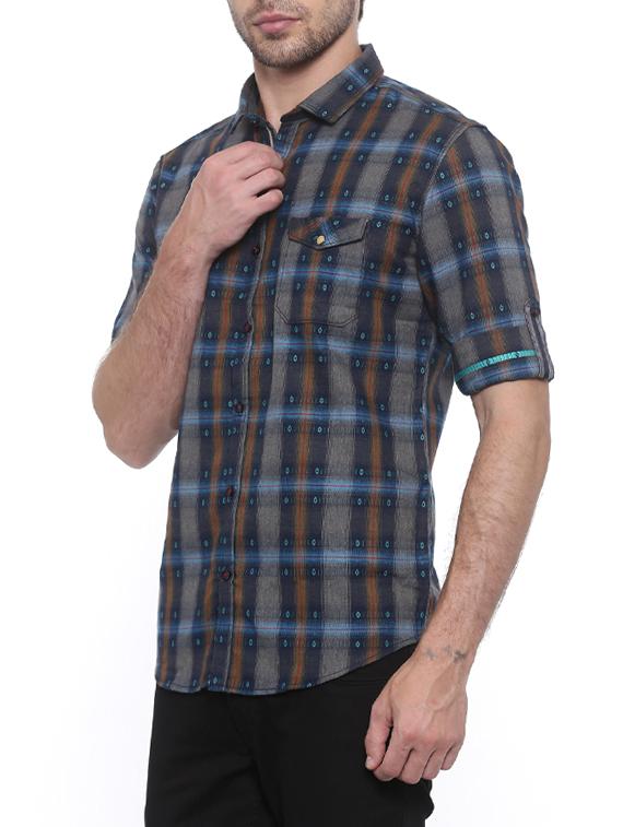 multi colored cotton casual shirt - 14655677 - Zoom Image - 2