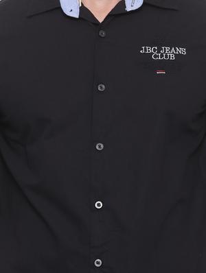 black cotton casual shirt - 14655702 - Standard Image - 4