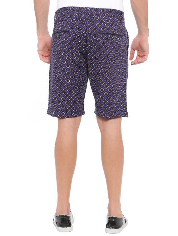 blue cotton shorts - 14656081 - Zoom Image - 3