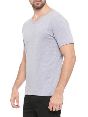 grey cotton t-shirt - 14656121 - Standard Image - 2