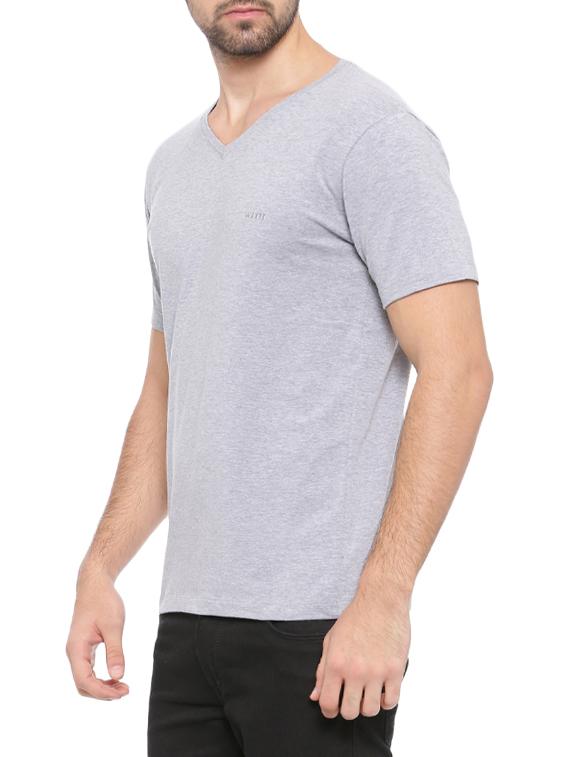 grey cotton t-shirt - 14656121 - Zoom Image - 2