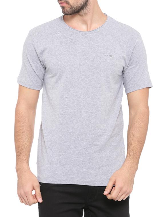 grey cotton t-shirt - 14656129 - Zoom Image - 1