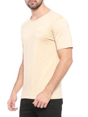 beige cotton t-shirt - 14656130 - Standard Image - 2