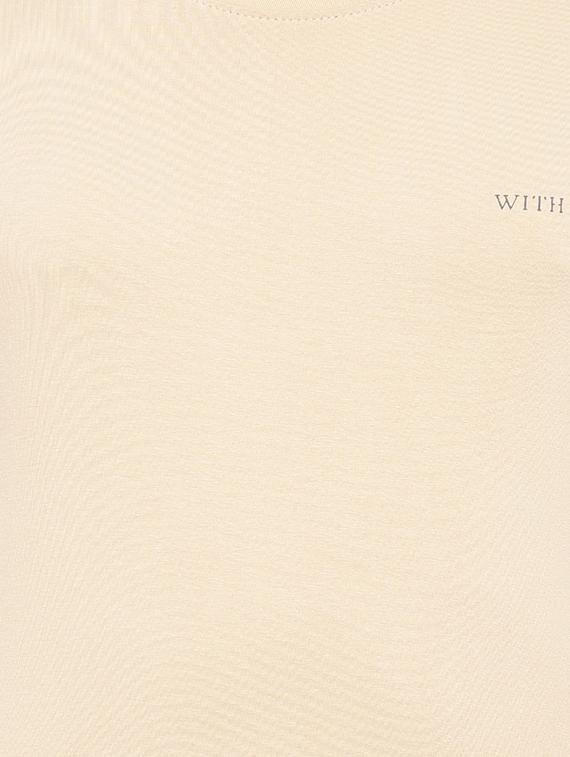 beige cotton t-shirt - 14656130 - Zoom Image - 4