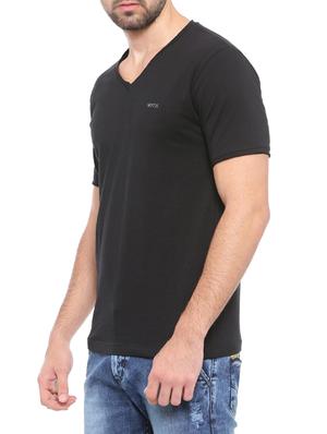 black cotton t-shirt - 14656139 - Standard Image - 2