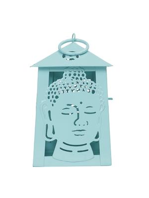 buddha t-light lantern turquoise - 14656159 - Standard Image - 2