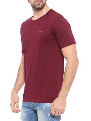 maroon cotton t-shirt - 14656241 - Standard Image - 2
