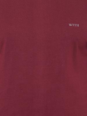 maroon cotton t-shirt - 14656241 - Standard Image - 4