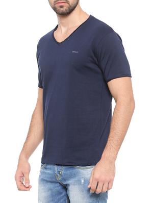 navy blue cotton t-shirt - 14656252 - Standard Image - 2