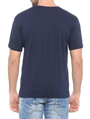 navy blue cotton t-shirt - 14656252 - Standard Image - 3