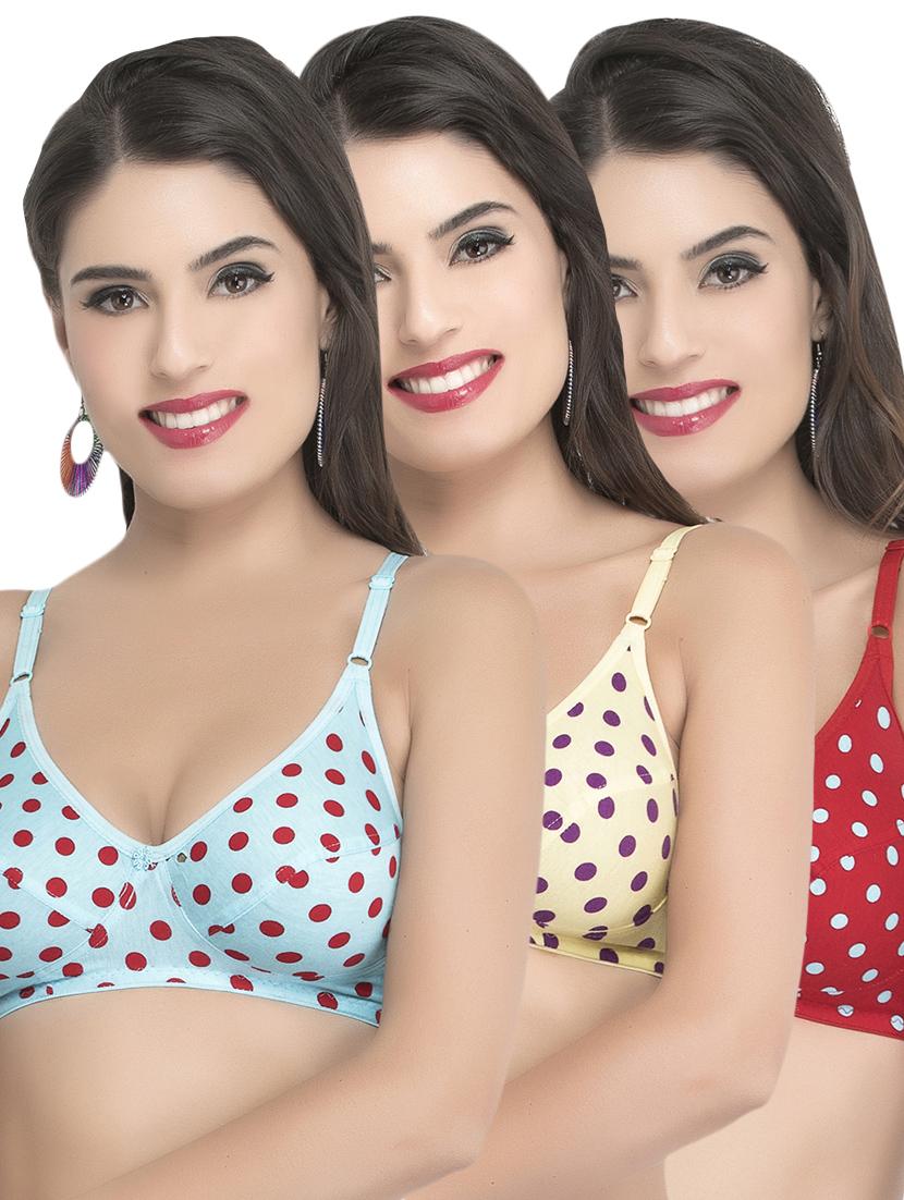 set of 3 polka dots minimizer bra - 14656483 - Zoom Image - 1