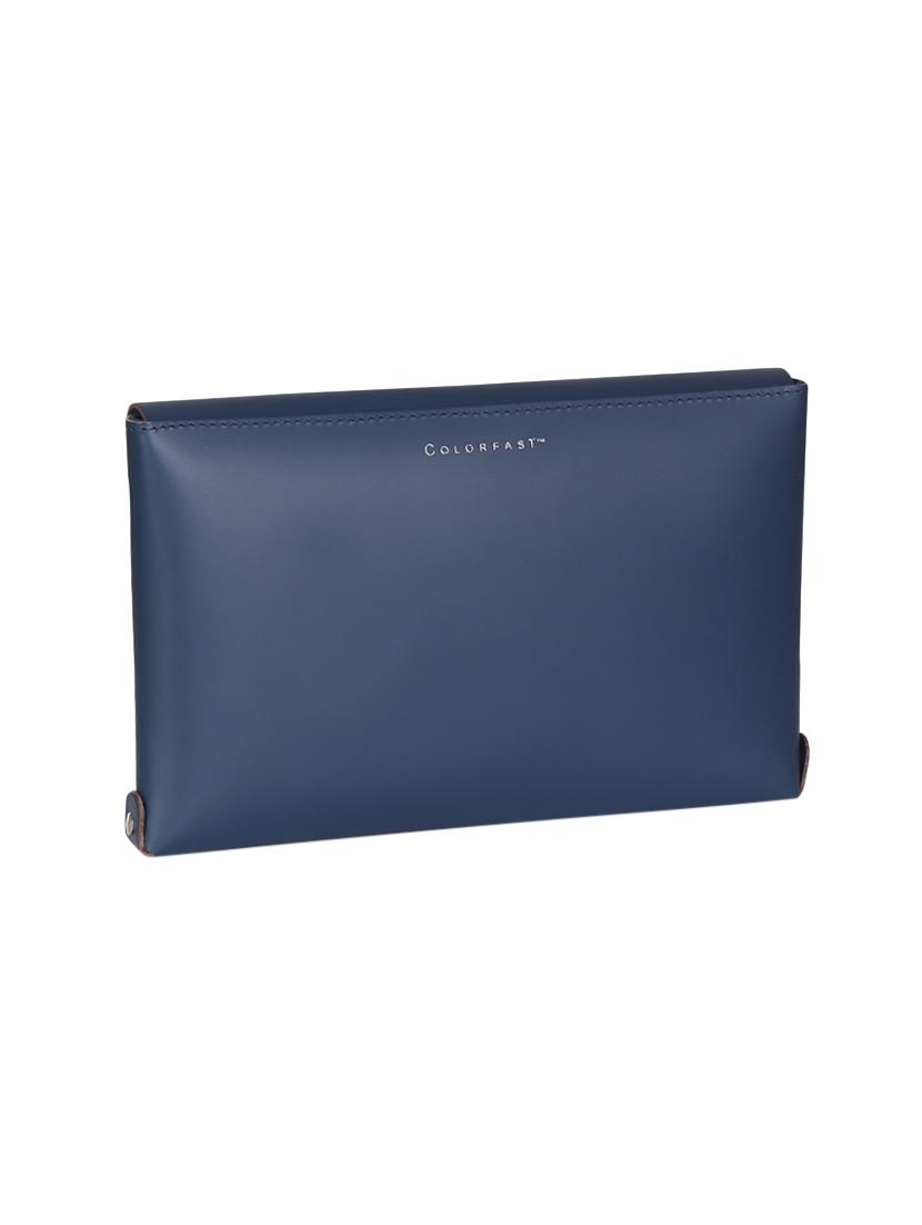 blue leather regular clutch - 14657176 - Zoom Image - 2