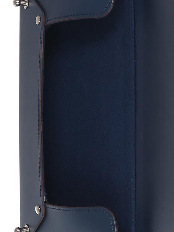 blue leather regular clutch - 14657176 - Zoom Image - 3