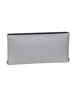 grey leather regular clutch - 14657179 - Standard Image - 2