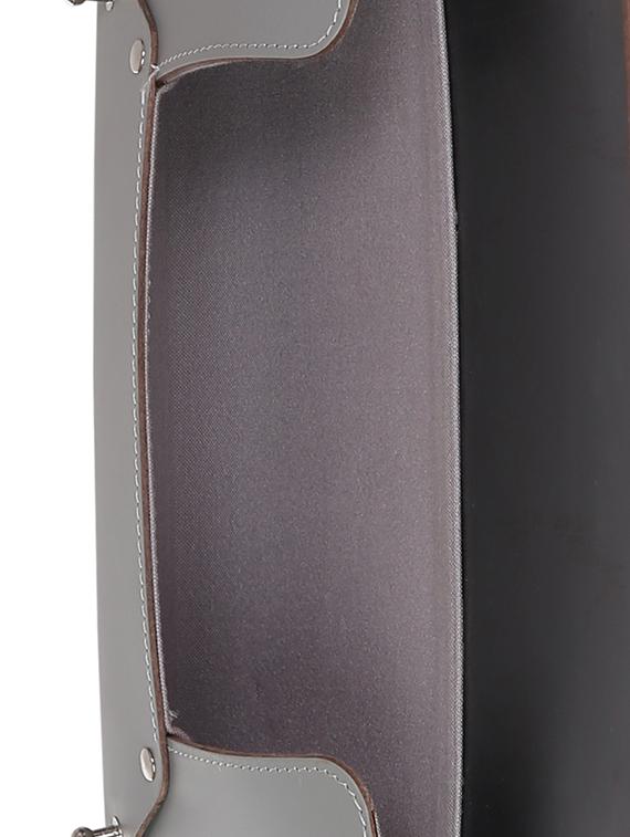 grey leather regular clutch - 14657179 - Zoom Image - 3