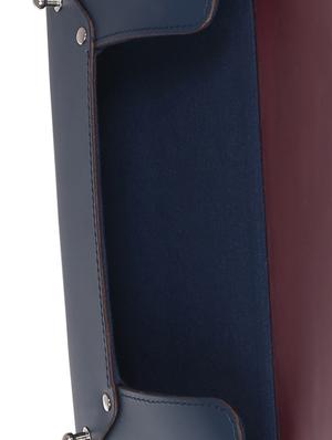 maroon leather regular clutch - 14657180 - Standard Image - 3
