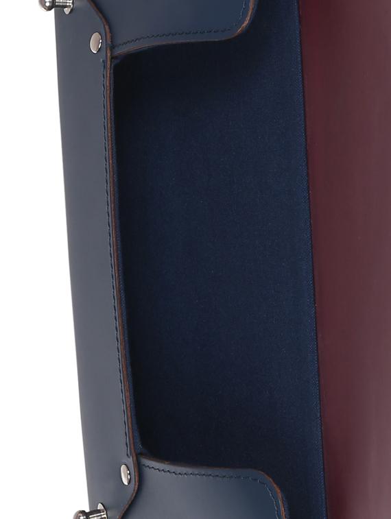 maroon leather regular clutch - 14657180 - Zoom Image - 3