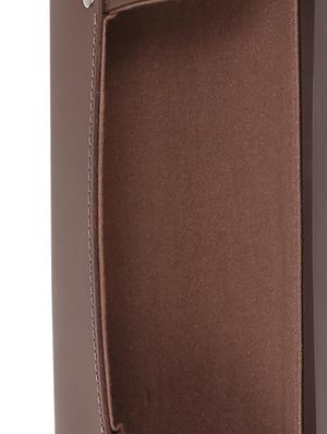 brown leather regular clutch - 14657182 - Standard Image - 3
