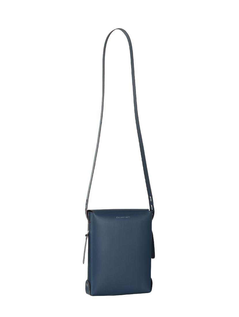 blue leather regular sling bag - 14657200 - Zoom Image - 2