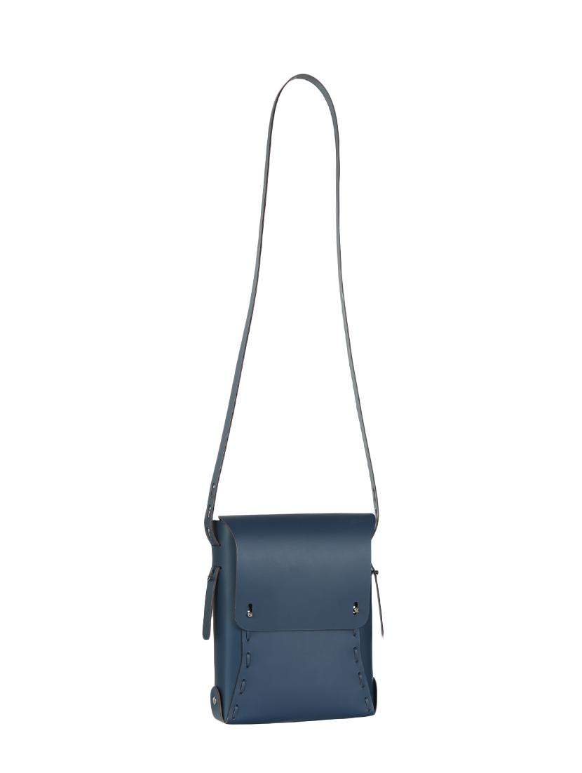 blue leather regular sling bag - 14657200 - Zoom Image - 4