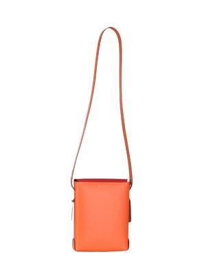 orange leather regular sling bag - 14657205 - Standard Image - 2