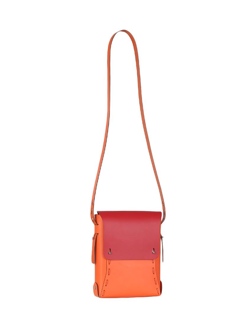 orange leather regular sling bag - 14657205 - Zoom Image - 4