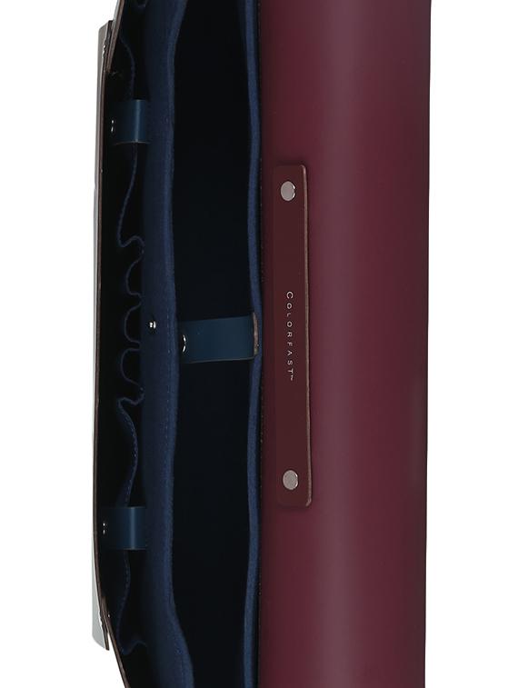 maroon leather regular sling bag - 14657212 - Zoom Image - 3
