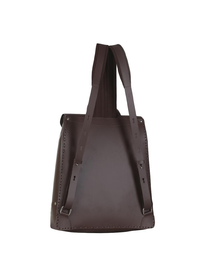 brown leather backpack - 14657218 - Zoom Image - 2