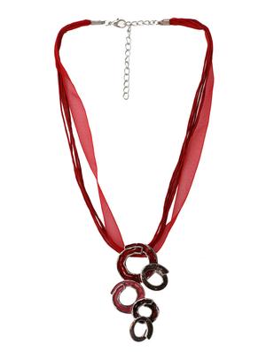 red metal short necklace - 14657900 - Standard Image - 2