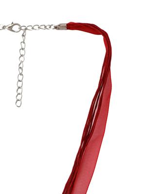 red metal short necklace - 14657900 - Standard Image - 3