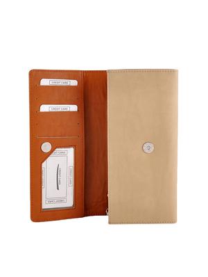 beige leatherette wallet - 14662480 - Standard Image - 3