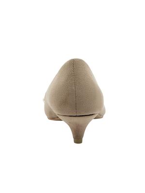 beige suede slip on pumps - 14664645 - Standard Image - 3