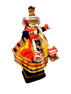 home decorative fiber kathakali doll krishna 15" - 14664779 - Standard Image - 2