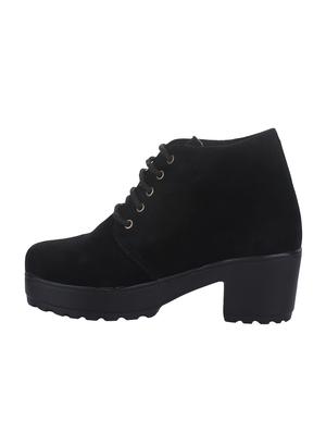 black lace-up ankle  boot - 14664828 -  Standard Image - 1