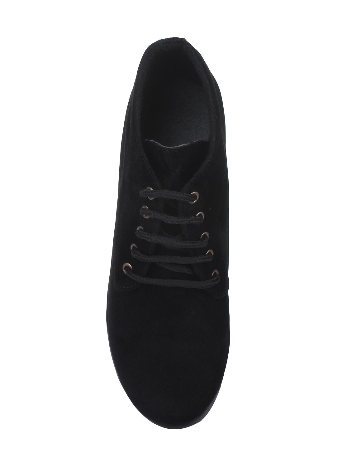 black lace-up ankle boot - 14664828 - Zoom Image - 4
