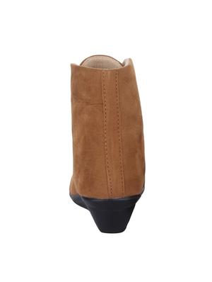 tan lace-up ankle boot - 14664833 - Standard Image - 3