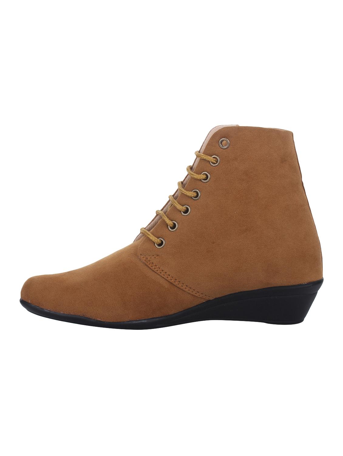 tan lace-up ankle boot - 14664833 - Zoom Image - 2