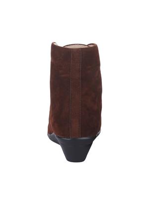 brown lace-up ankle boot - 14664835 - Standard Image - 3