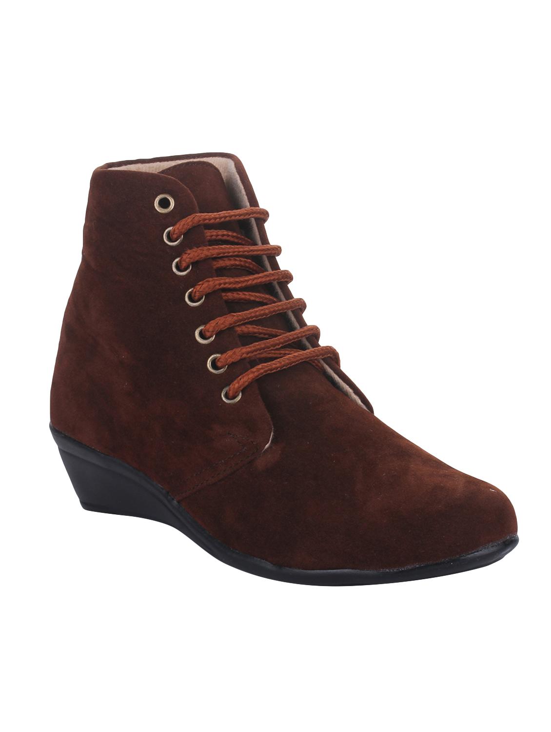 brown lace-up ankle boot - 14664835 - Zoom Image - 1
