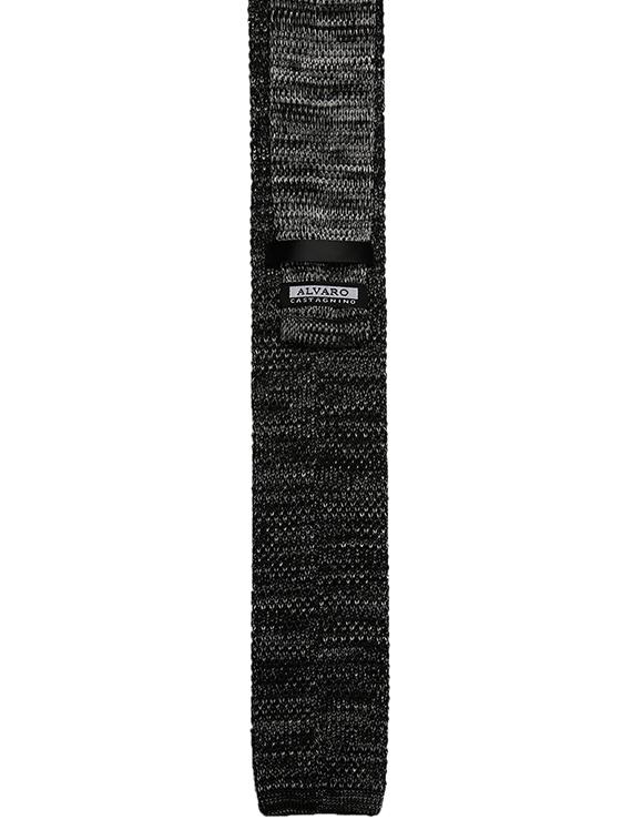 black & grey polyester tie - 14665239 - Zoom Image - 2