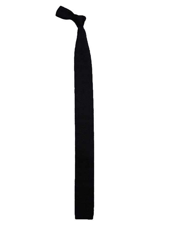 black polyester tie - 14665250 - Zoom Image - 1