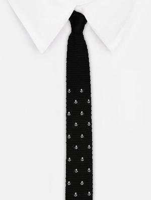 black polyester tie - 14665257 - Standard Image - 3