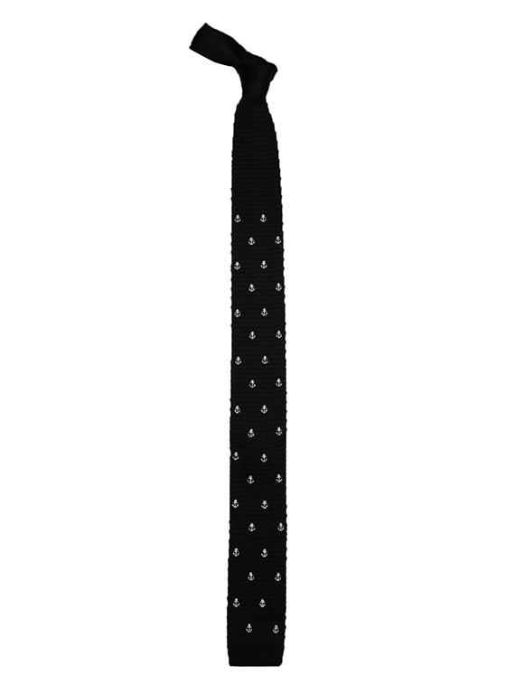 black polyester tie - 14665257 - Zoom Image - 1