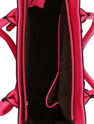 pink leatherette handbag - 14665617 - Standard Image - 3