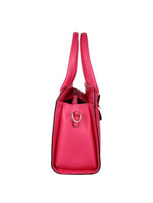 pink leatherette handbag - 14665617 - Standard Image - 4