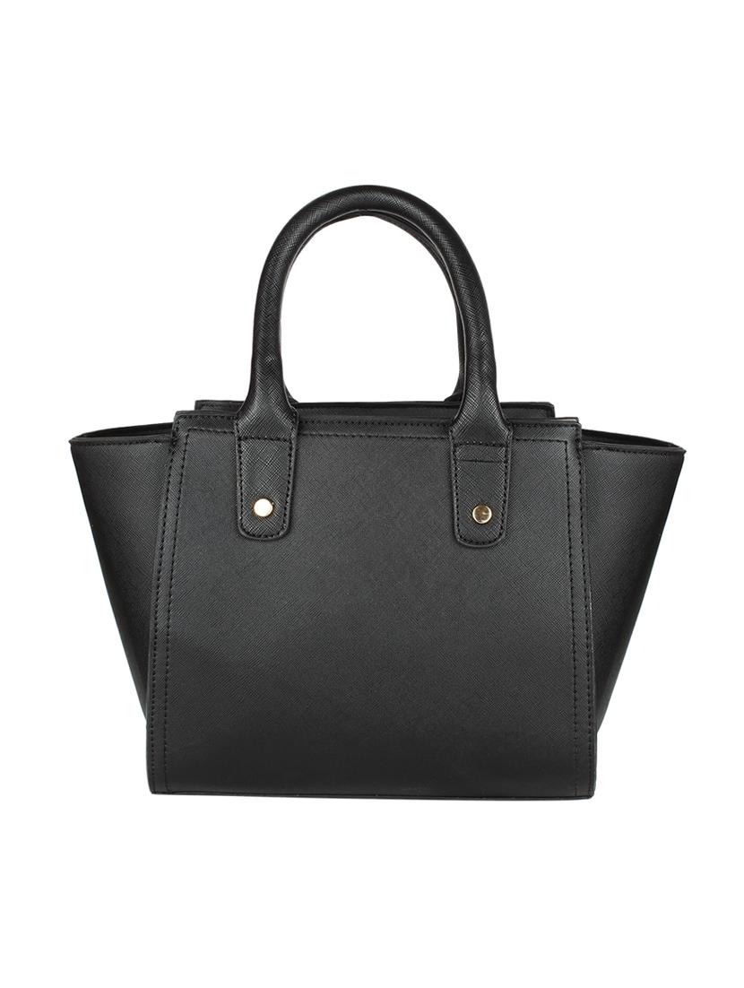 black leatherette regular sling bag - 14665645 - Zoom Image - 2