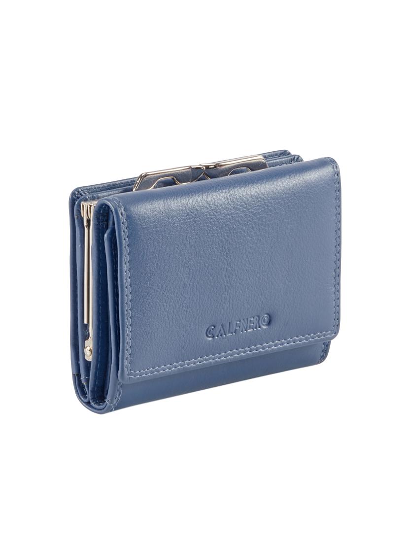 blue leather wallet - 14666969 - Zoom Image - 2
