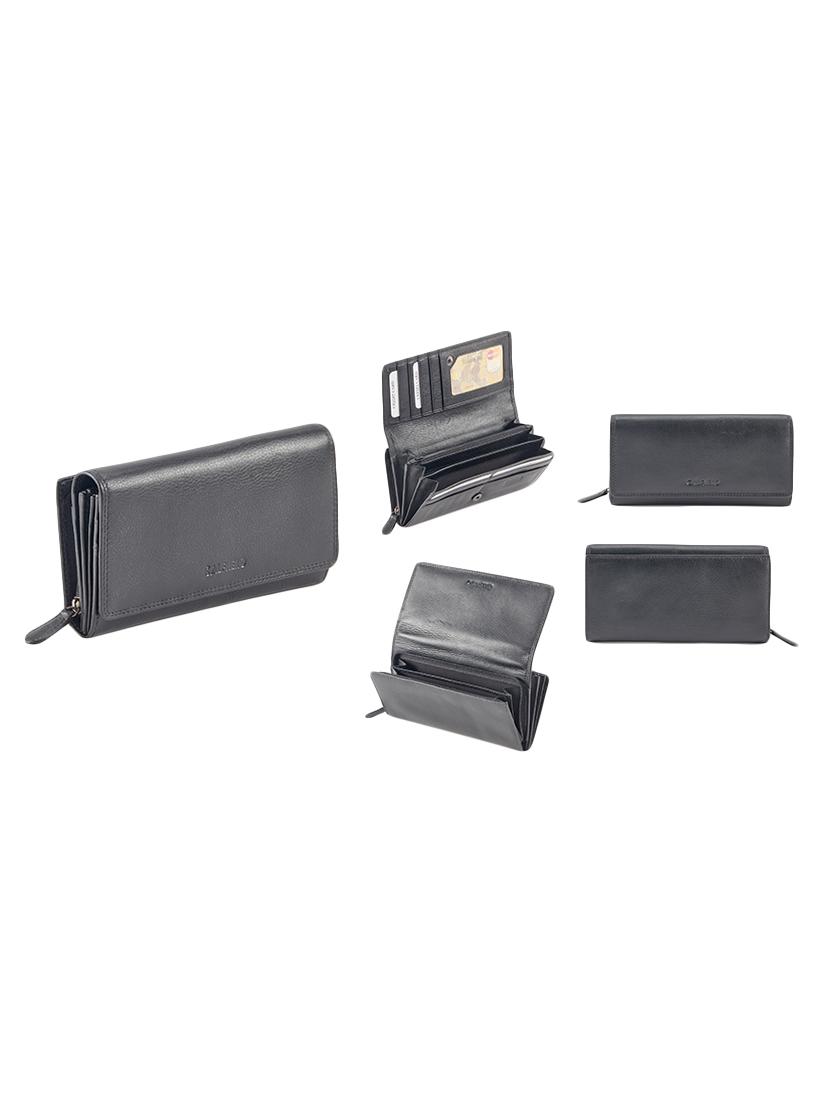 black leather wallet - 14666991 - Zoom Image - 1